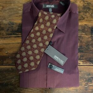 Kenneth Cole Reaction Men's Burgundy Shirt
